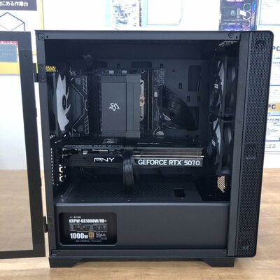 【宮崎恒久店】中古  original 自作PC (Ryzen7 7800X3D/16GB/SSD 1TB/RTX5070/OS無) 5160001028【8/27値下げ!】 