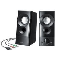 サンワサプライ  MM-SPL20UBK USB電源スピーカー（実用最大出力6W) 