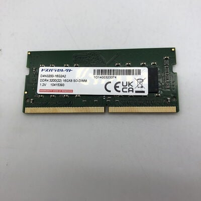 【宇都宮鶴田店】中古  PC4-25600 16GB ノート用(DDR4-3200) 158772 
