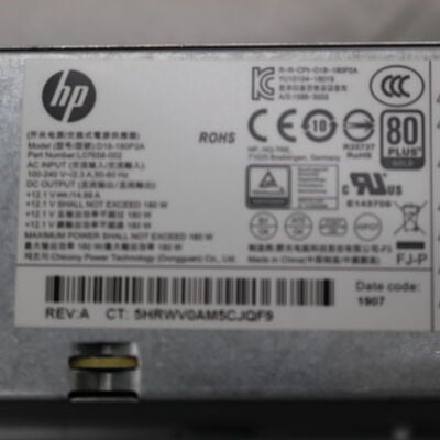 【通販センター】中古  HP ProDesk 400 G6 SFF(Intel Core i3 9100/16GB/SSD2TB/なし/オンボード/W11H64 MAR) 183248