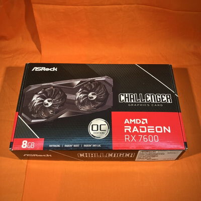 【なんば店】中古  ASRock Radeon RX 7600 Challenger 8GB OC（RX7600 8GB） 3480036355 