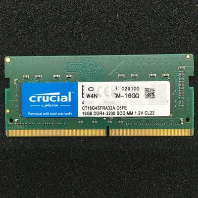 【博多店】中古  PC4-25600 16GB ノート用(DDR4-3200) 158772 