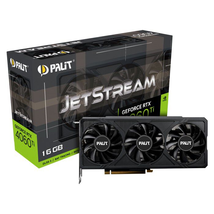 【送料込】 Palit NE6406T019T1-1061J (GeForce RTX 4060 Ti JetStream 16GB デスクトップ型PC