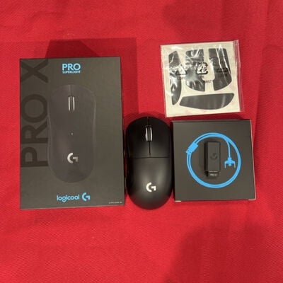 【静岡東瀬名店】中古  Logicool PRO X SUPERLIGHT Wireless Gaming Mouse G-PPD-003WL-BK 146967 