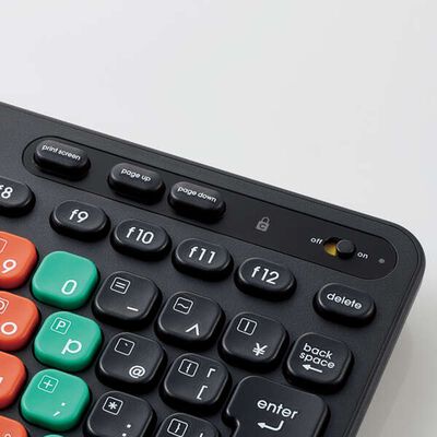 エレコム  はじめてのキーボード KEY PALETTO（BT） for Windows&ChromeOS TK-FS10BMKBK 