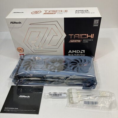 【神戸・三宮店】中古  ASRock RX9070XT TCW 16GO (RX9070XT TaichiWhite OC 16GB) 188988 