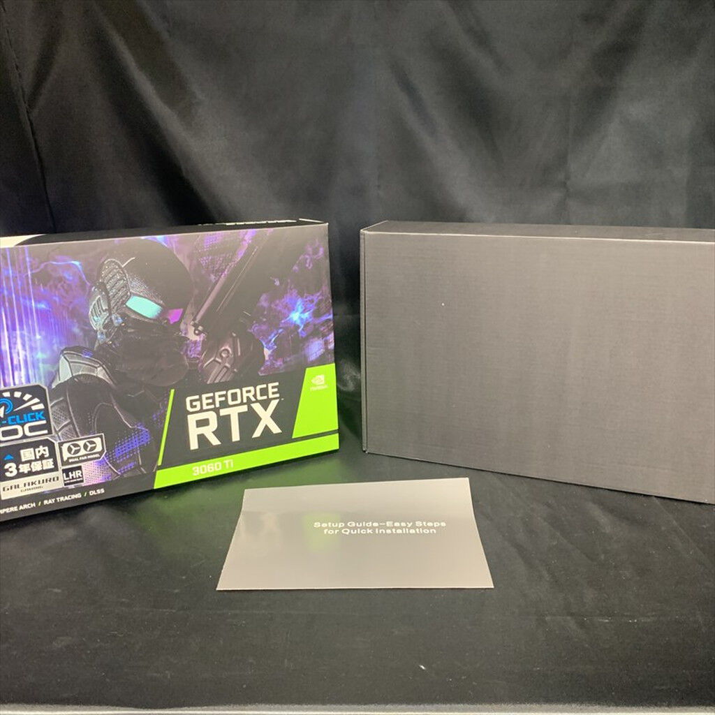 中古 【LHR版】玄人志向 GG-RTX3060Ti-E8GB/DF/LHR (RTX3060Ti 8GB