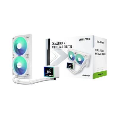 ASRock  Challenger White 240 Digital (240mm ホワイト) 