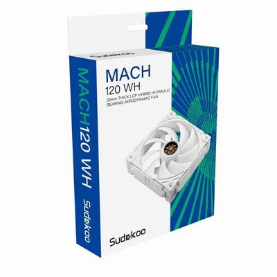 Sudokoo  MACH 120 WHITE MACH120-WH (120mm ホワイト) 