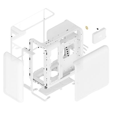 HYTE  X50 Snow White (E-ATX ガラス) 
