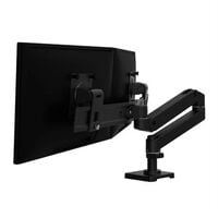 Ergotron  LX Pro デスクデュアルダイレクトアーム 45-684-292 (デュアルモニターマウント ブラック) 