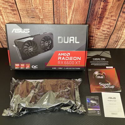 【富士青葉店】中古  ASUS DUAL-RX6600XT-O8G (RX 6600 XT 8GB) 146741 