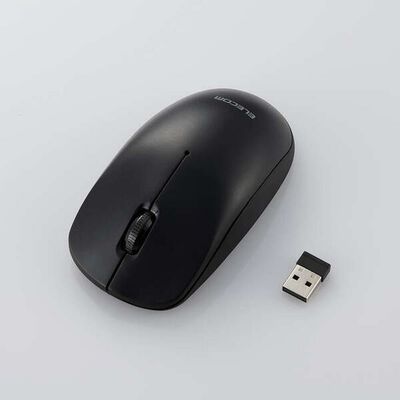 エレコム  M-LE10DRBK (USB無線光学式マウス Lサイズ ブラック) 