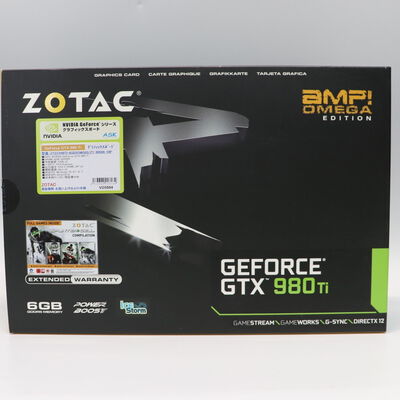 【札幌店】中古  ZOTAC　ZT-90504-10P(GTX980Ti 6G GDR5 AMP) 3210014316 