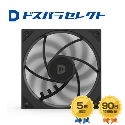 ドスパラセレクト  F120M-BK (120mm ブラック) 