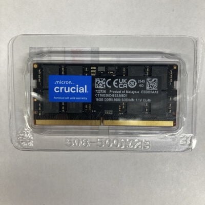 【千葉店】中古  Crucial　PC5-44800 16GB ノート用 3250006076 