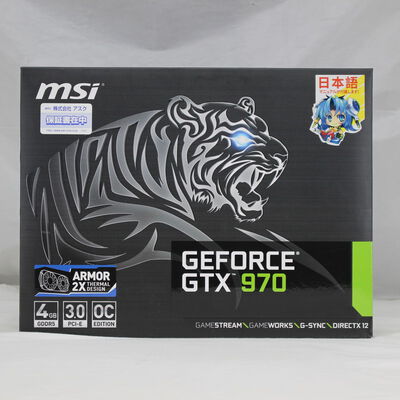 【通販センター】中古  MSI GTX 970 4GD5T OC（GTX970 4GB） 3480035643 