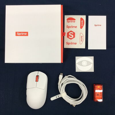 【川崎店】中古  SPRIME  PM1 WIRELESS GAMING MOUSE White　PM240103-B1 3170006507 
