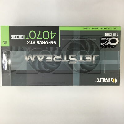 【松山環状枝松店】中古  Palit NED47TSS19T2-1043J JetStream OC (RTX4070Ti SUPER 16GB) 164254 