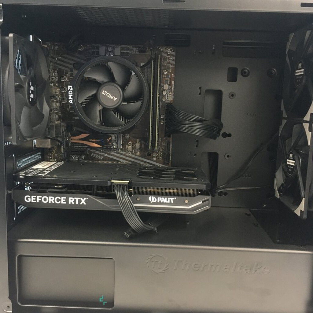 中古 自作パソコン(Ryzen 7 5700X/32GB/SSD1TB/RTX4060Ti 8GB