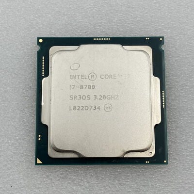 【新潟店】中古  INTEL Core i7 8700 (1151/3.20GHz/12M/C6/T12) 136198 