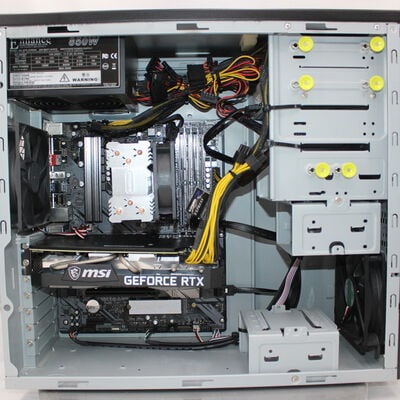 【通販センター】中古  インバースネット FRONTIER(AMD Ryzen 5 5600X/16GB DDR4 (PC4)/SSD1TB/DVDマルチ/NVIDIA GeForce RTX 3060 Ti 8GB/W11H64 MAR) 194200 