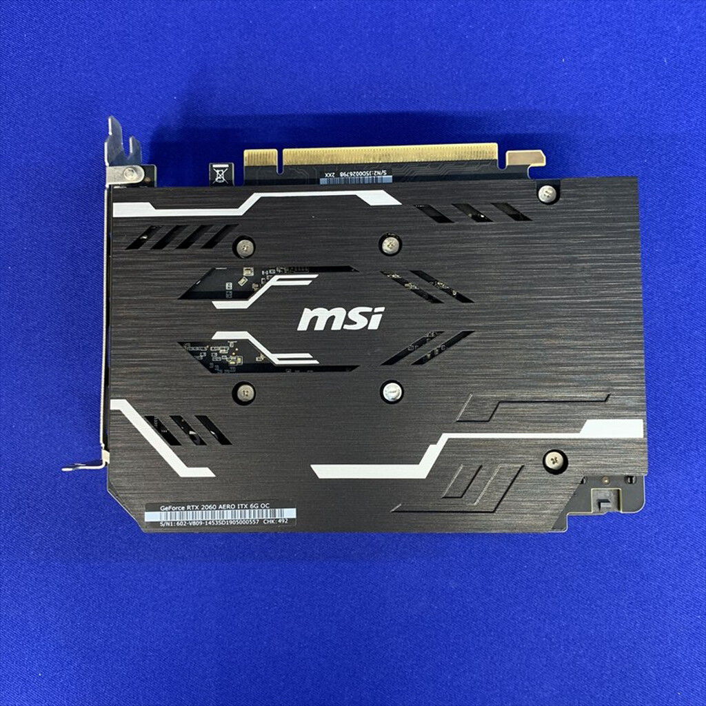 中古 MSI Geforce RTX 2060 AERO ITX 6G OC（RTX2060 6G） 3400008783
