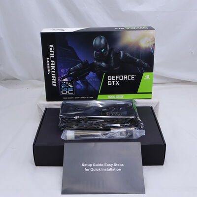 【通販センター】中古  玄人志向 GG-GTX1660SP-E6GB/DF (GTX1660 SUPER) 141211 