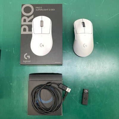 【神戸・三宮店】中古  Logicool PRO X SUPERLIGHT 2 DEX GPROXSL-WLDEXWH 3430005771 
