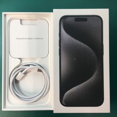 【佐賀南部バイパス店】中古  【国内版SIMフリー】Apple iPhone15 Pro 6.1インチ 256GB ブラックチタニウム MTUC3J/A 161218 