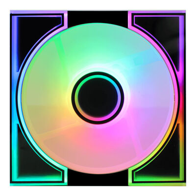 darkFlash  DM8R DM8R-USBLACK-3IN1PACK (120mm ブラック ARGB リバースファン 3個パック) 