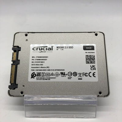 【郡山安積店】中古  crucial MX500 CT500MX500SSD1/JP(2.5インチ SSD 500GB SATA) 4640002614 