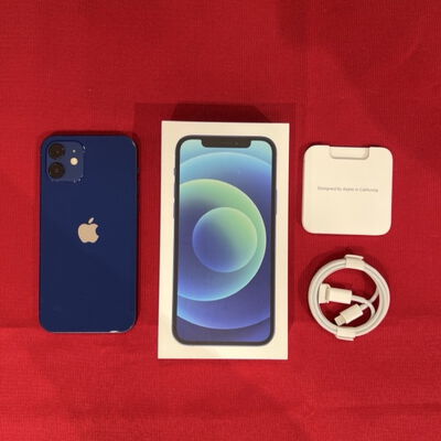 【静岡東瀬名店】中古  【au】Apple iPhone12 6.1インチ 128GB (ブルー) MGHX3J/A 143773 