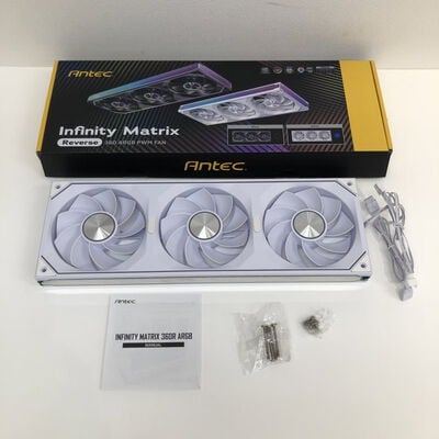 【津ラッツ店】中古  ANTEC Infinity Matrix 360R ARGB White(360 WH ARGB 4990001615 