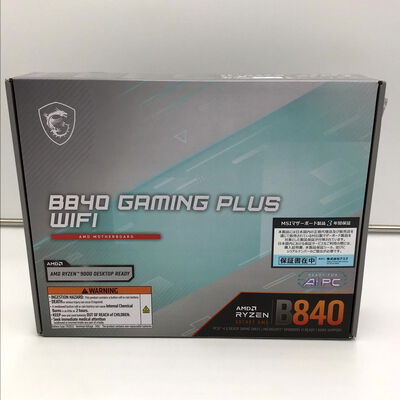 【白山FM松任店】中古  MSI B840 GAMING PLUS WIFI (B840 AM5 ATX) 175483 
