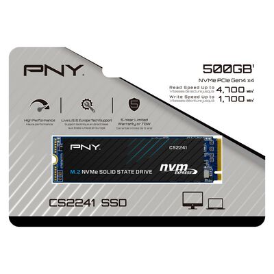 PNY  M280CS2241-500-CL (M.2 2280 Gen4 500GB) 