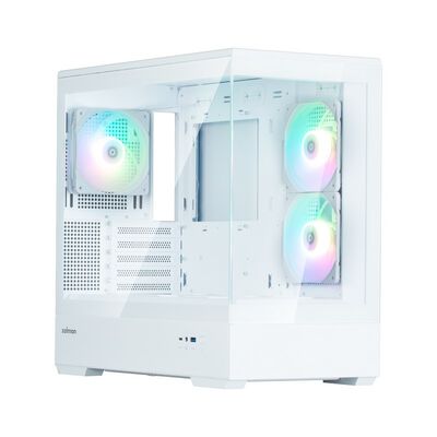 ZALMAN  P30 White V2 (MicroATX ガラス ホワイト) 