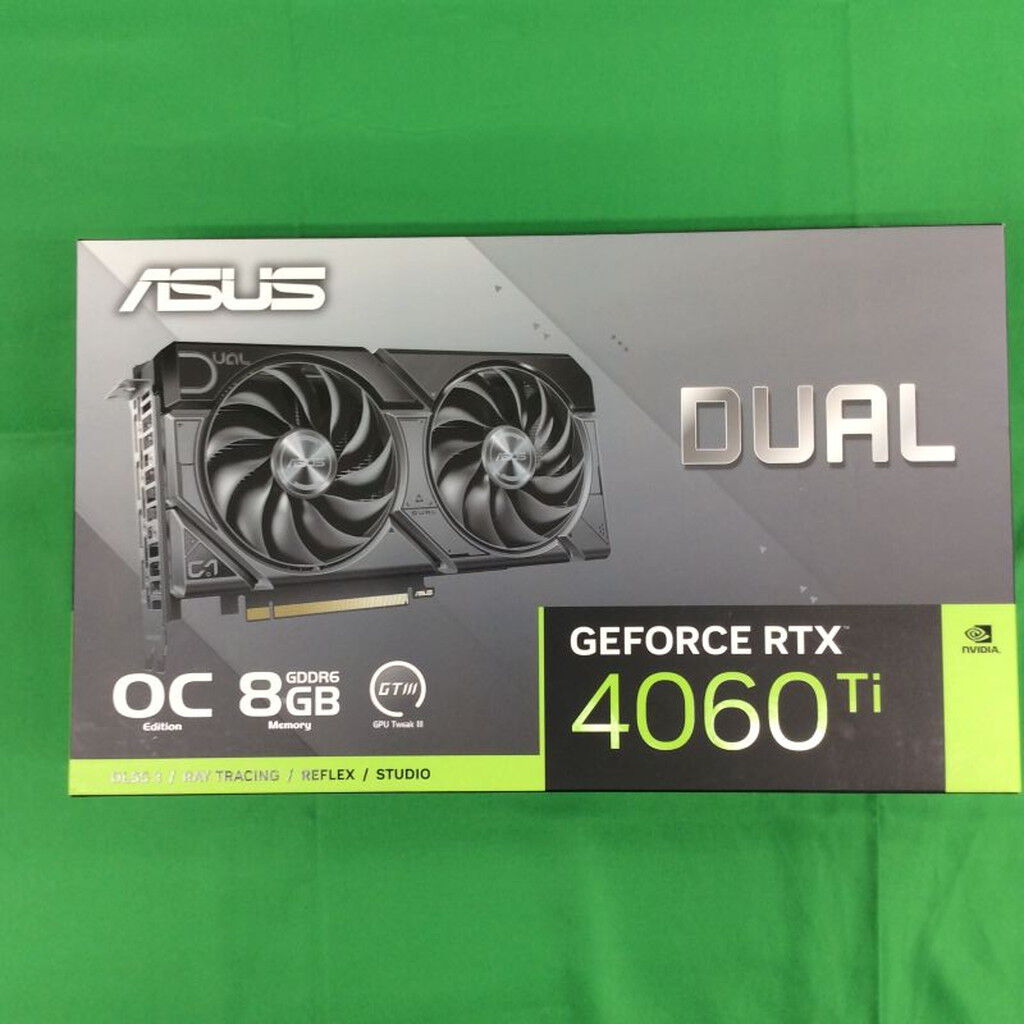 中古 ASUS DUAL-RTX4060TI-O8G-EVO (RTX4060Ti 8G) 175545 （324895