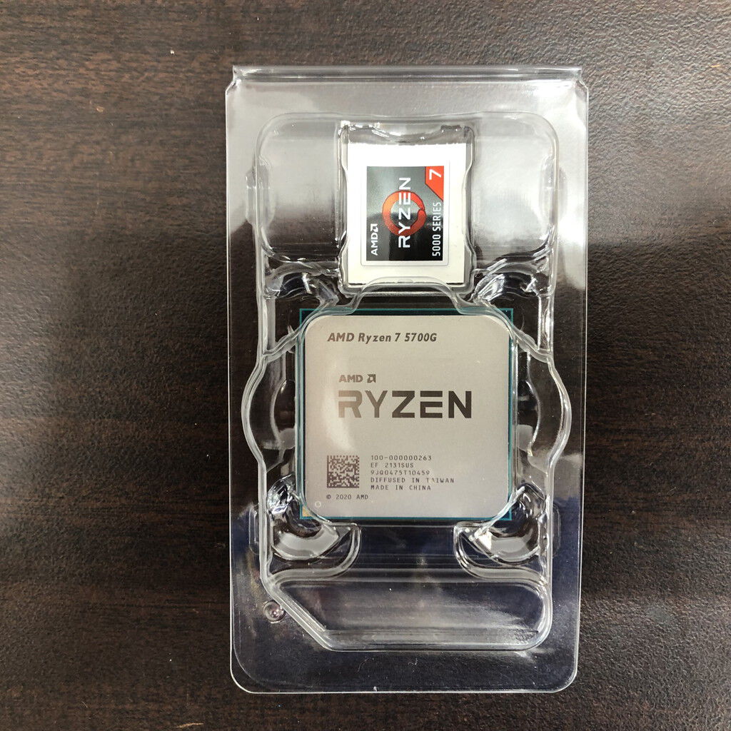 中古 AMD Ryzen 7 5700G (AM4/3.8GHz/20M/C8/T16/65W) 146739 （365240