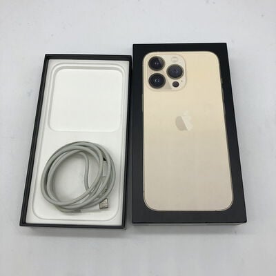 【宇都宮鶴田店】中古  【SoftBank版SIMフリー】Apple iPhone13 Pro 6.1インチ 128GB ゴールド MLUH3J/A 147444 