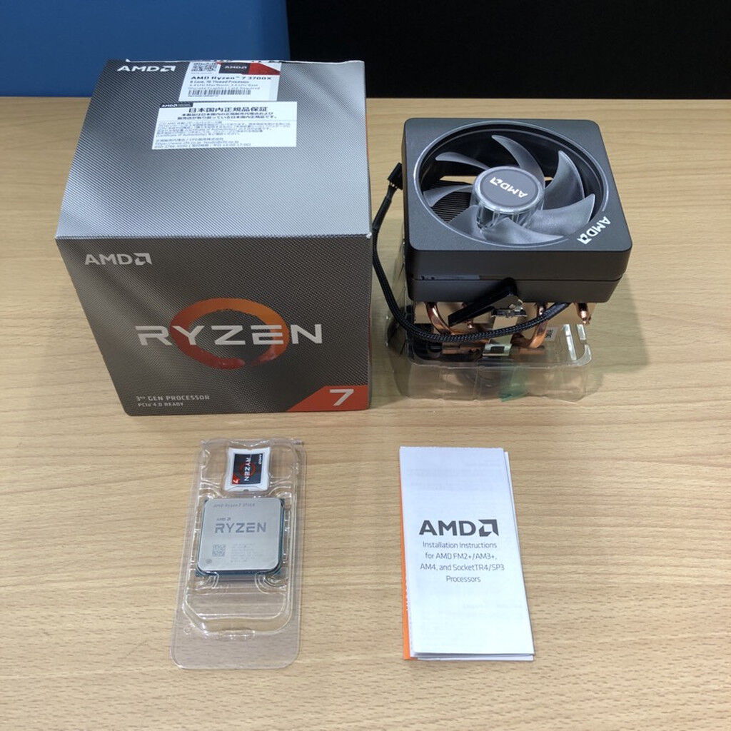 中古 AMD Ryzen 7 3700X (AM4/3.6/36M/C8/T16/65W) 140025 ｜ パソコン