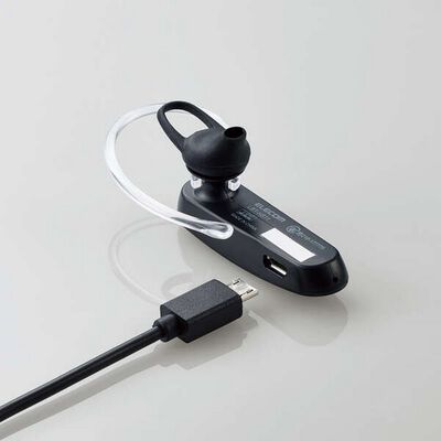 エレコム  LBT-HS11BK (Bluetoothハンズフリーヘッドセット ブラック) 