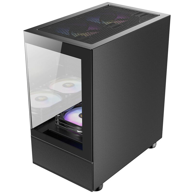 Antec CX200M RGB ELITE (MicroATX ガラス ブラック) ｜ パソコン通販