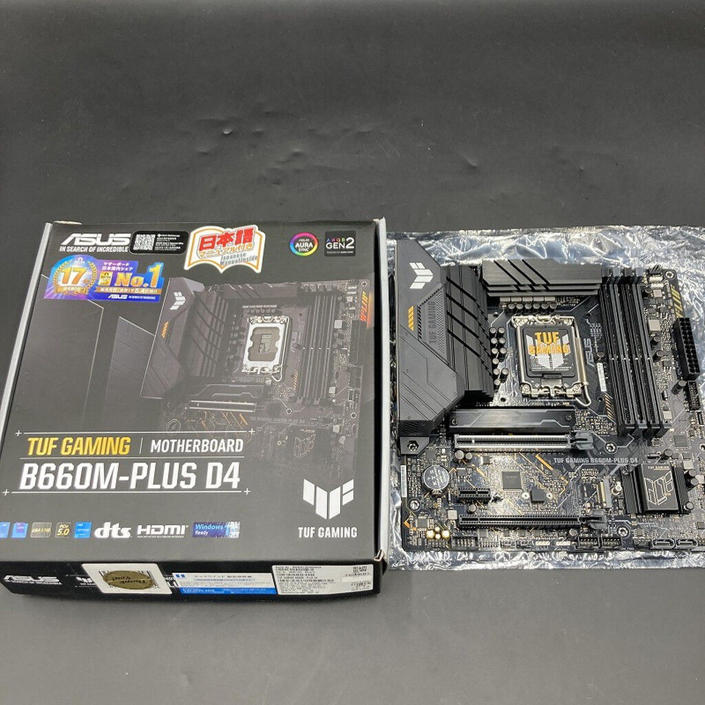 中古 ASUS TUF GAMING B660M-PLUS D4 (B660 mATX DDR4) 150345