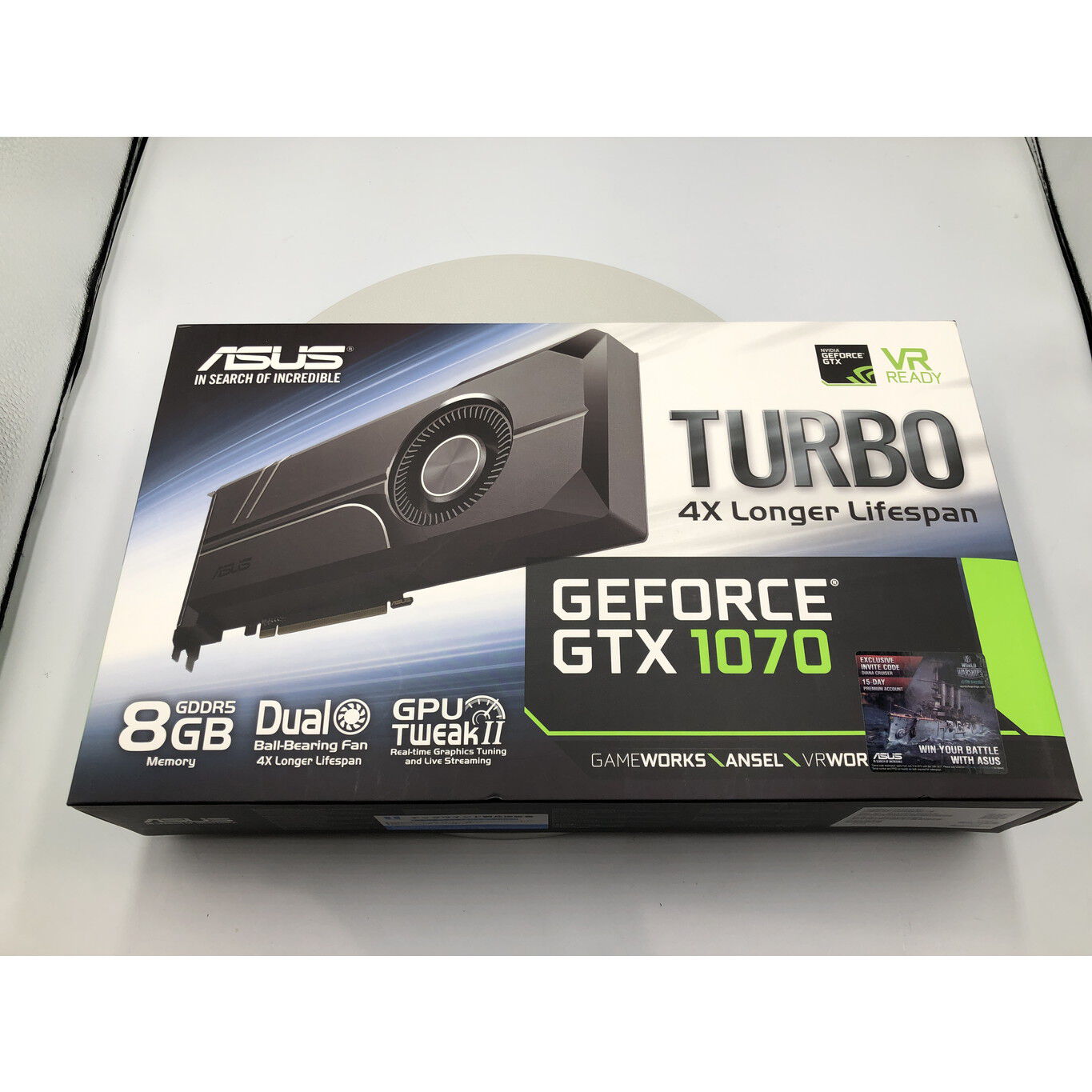中古 ASUS TURBO-GTX1070-8G(GTX1070 8G GDR5) 4680002826 ｜ パソコン