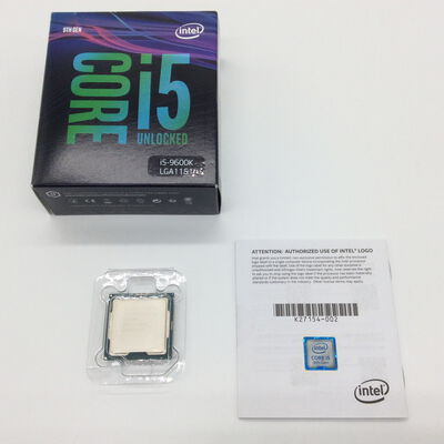 【浜松店】中古  INTEL Core i5-9600K (1151/3.70GHz/9M/C6/T6) 138480 