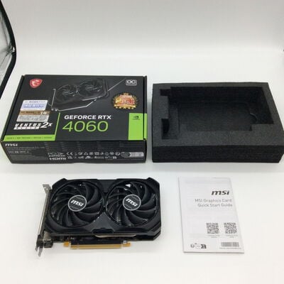 【浜松店】中古  MSI GeForce RTX 4060 VENTUS 2X BLACK 8G OC (RTX4060 8GB) 158792 