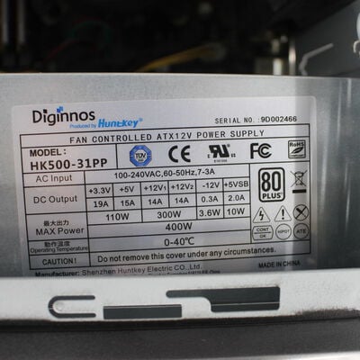 【通販センター】中古  THIRDWAVE Magnate EM041(Intel Core i5 9400/16GB DDR4 (PC4)/SSD1TB/DVDマルチ/NVIDIA GeForce GTX 1050 2GB/W11H64 MAR) 195886 