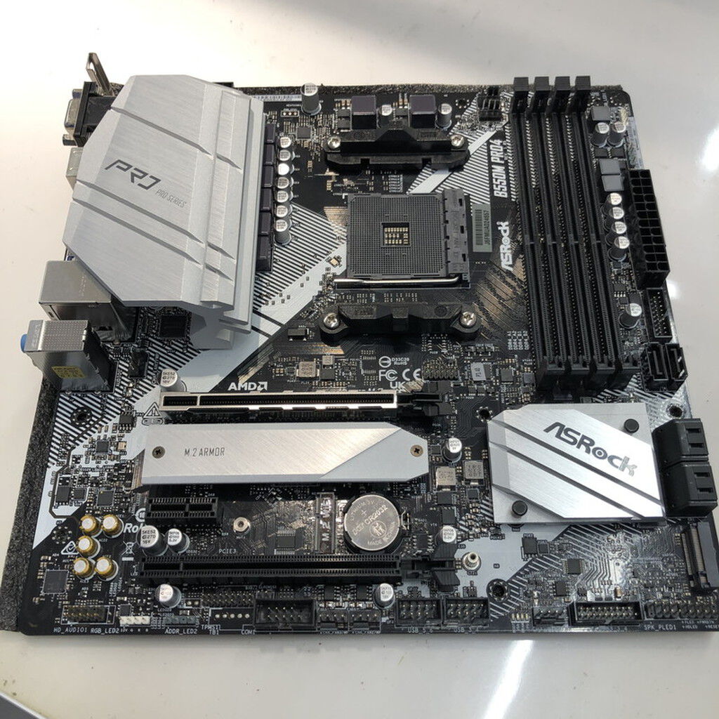 中古 ASRock B550M Pro4 (B550 AM4 mATX DDR4) 142938 （296729