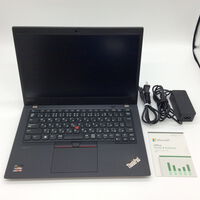 中古  LENOVO ThinkPad X13 (AMD Ryzen 5 Pro 4650U 2.10GHz/32GB/SSD256GB/-/オンボード/13.3/1920x1080/Wi-Fi/WEBCAM/W11P/Microsoft Office Home and Business 2024) 184183 